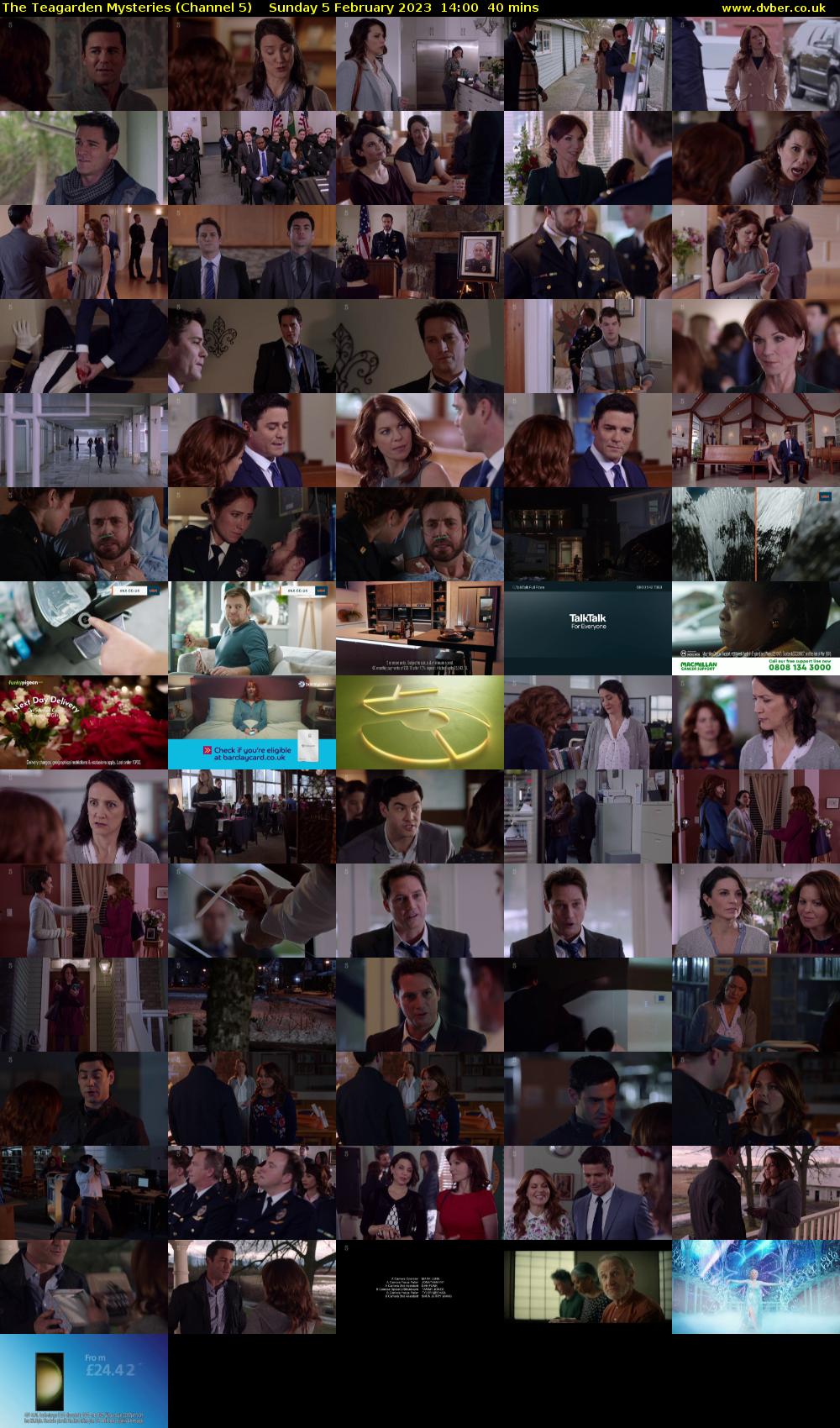 The Teagarden Mysteries (Channel 5) Sunday 5 February 2023 14:00 - 14:40