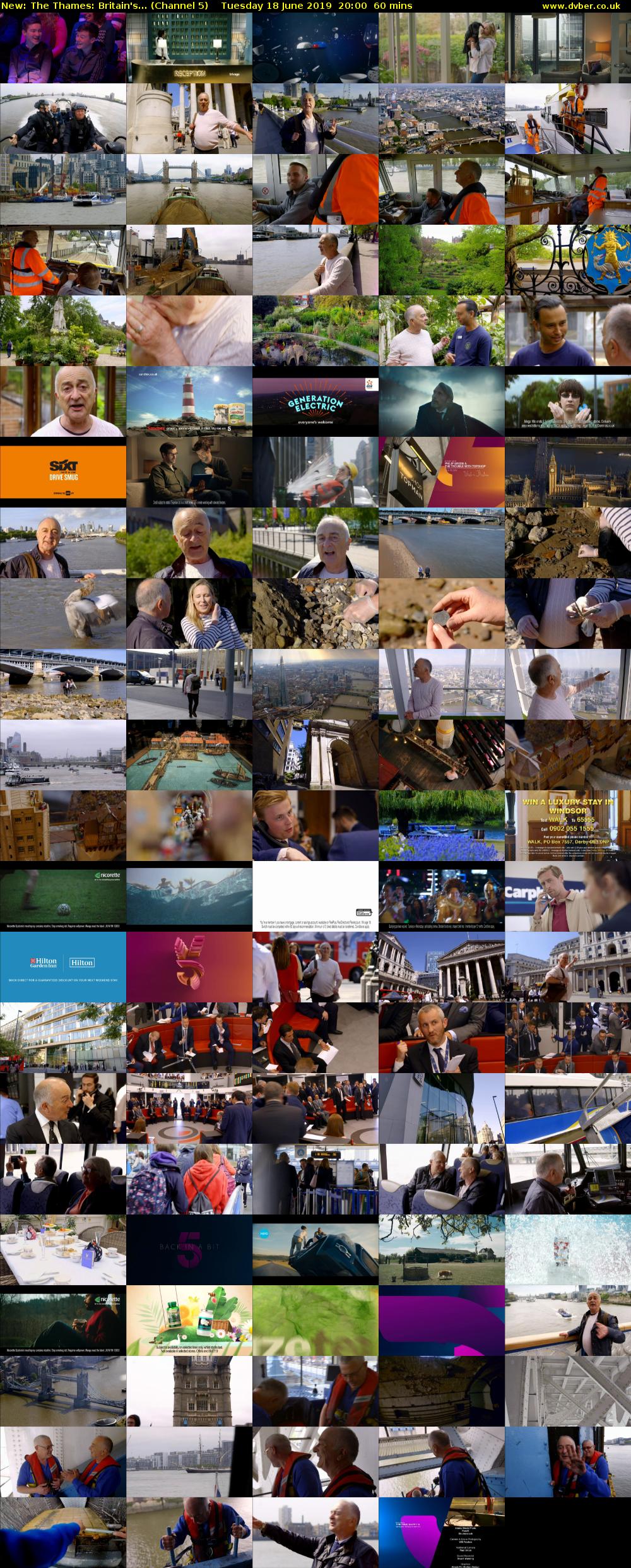 The Thames: Britain's... (Channel 5) Tuesday 18 June 2019 20:00 - 21:00