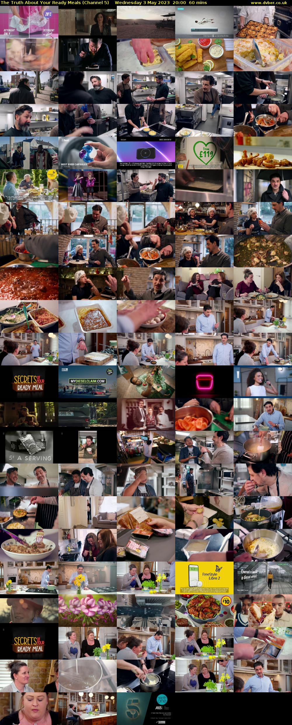 The Truth About Your Ready Meals (Channel 5) Wednesday 3 May 2023 20:00 - 21:00