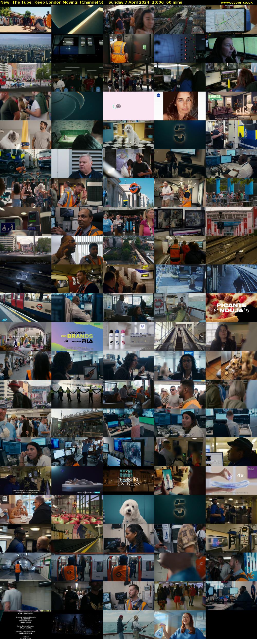 The Tube: Keep London Moving! (Channel 5) Sunday 7 April 2024 20:00 - 21:00