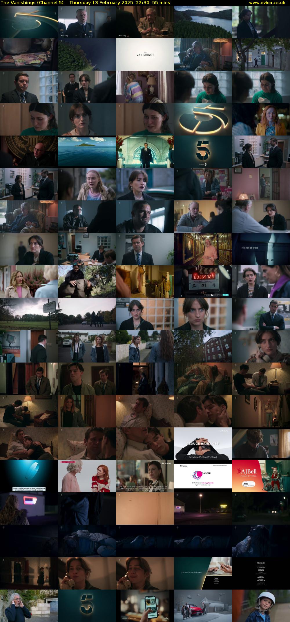 The Vanishings (Channel 5) Thursday 13 February 2025 22:30 - 23:25