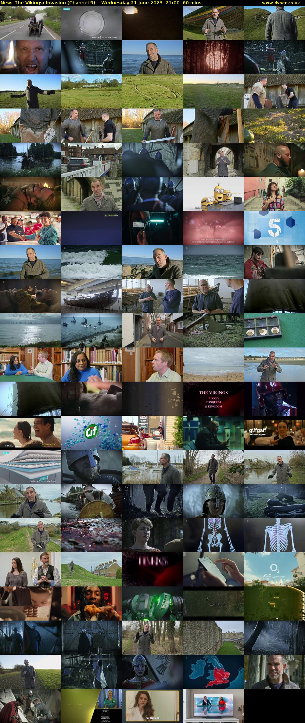 The Vikings: Invasion (Channel 5) Wednesday 21 June 2023 21:00 - 22:00