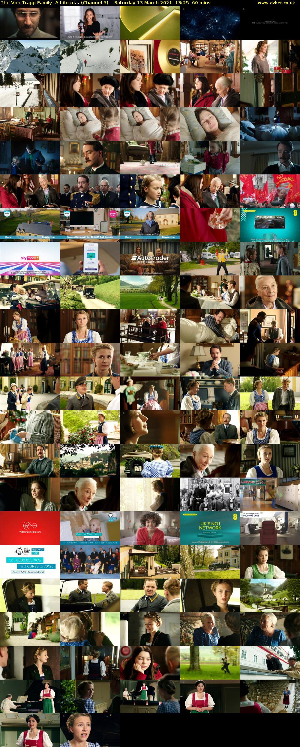 The Von Trapp Family -A Life of... (Channel 5) Saturday 13 March 2021 13:25 - 14:25