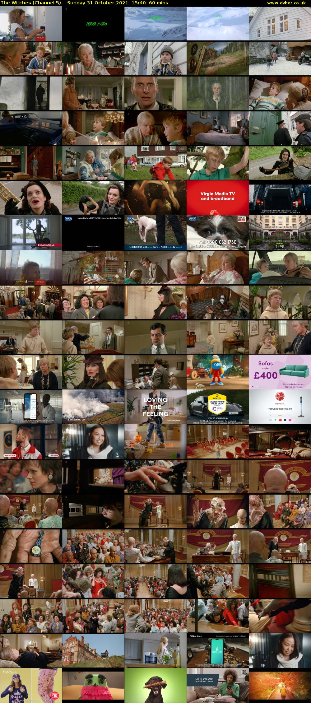 The Witches (Channel 5) Sunday 31 October 2021 15:40 - 16:40