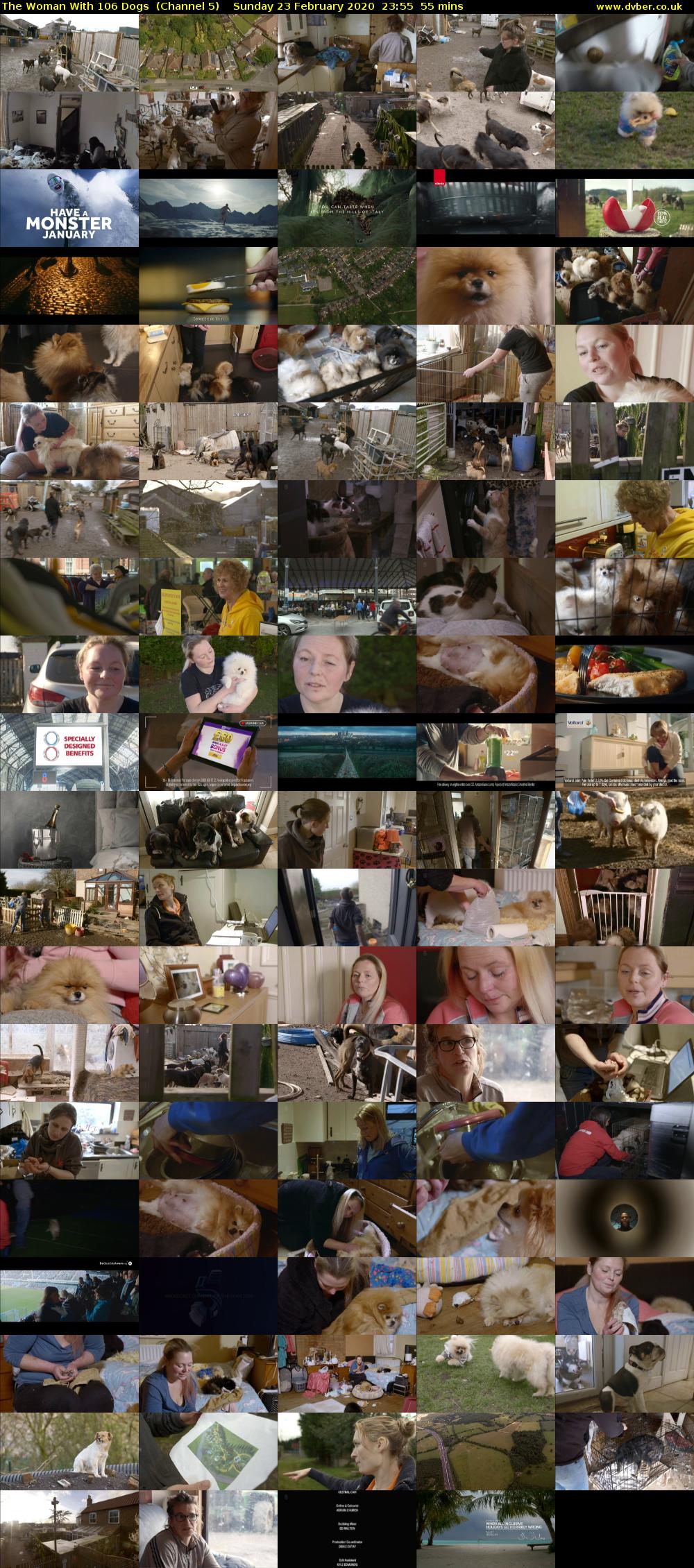 The Woman With 106 Dogs  (Channel 5) Sunday 23 February 2020 23:55 - 00:50