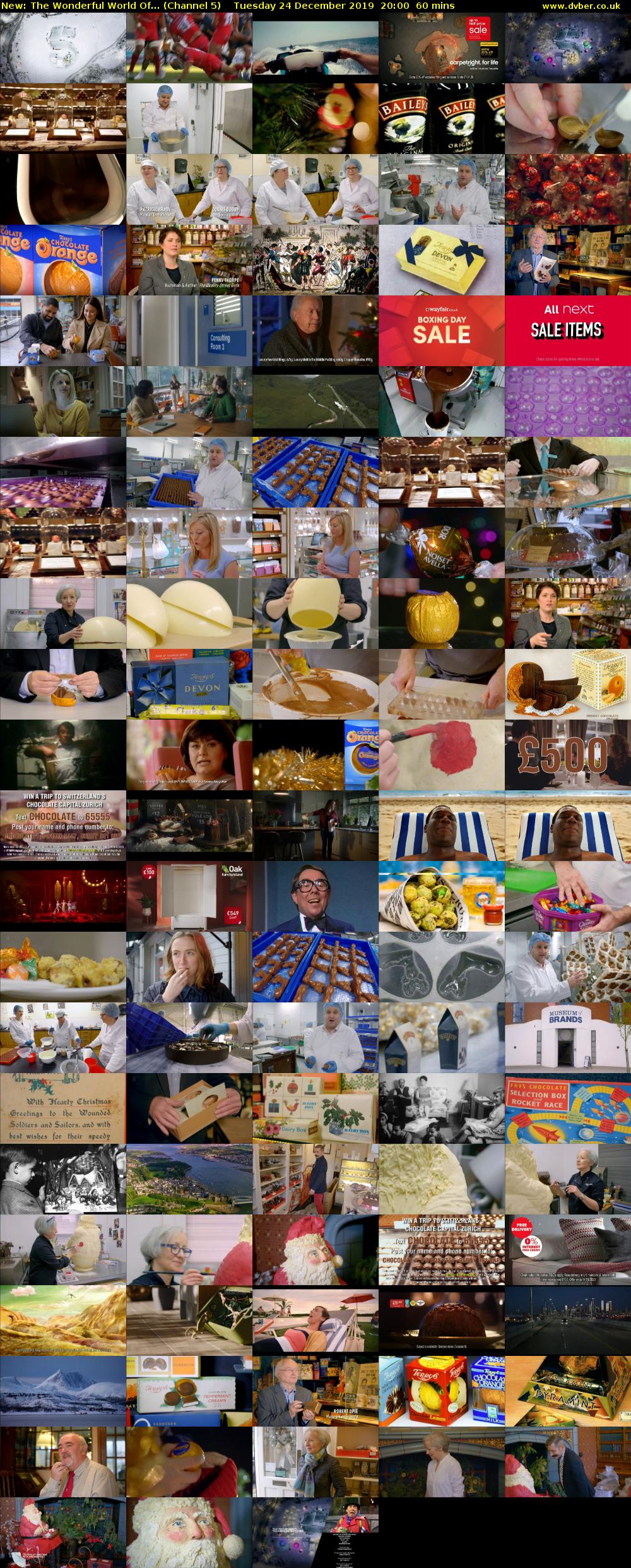 The Wonderful World Of... (Channel 5) Tuesday 24 December 2019 20:00 - 21:00
