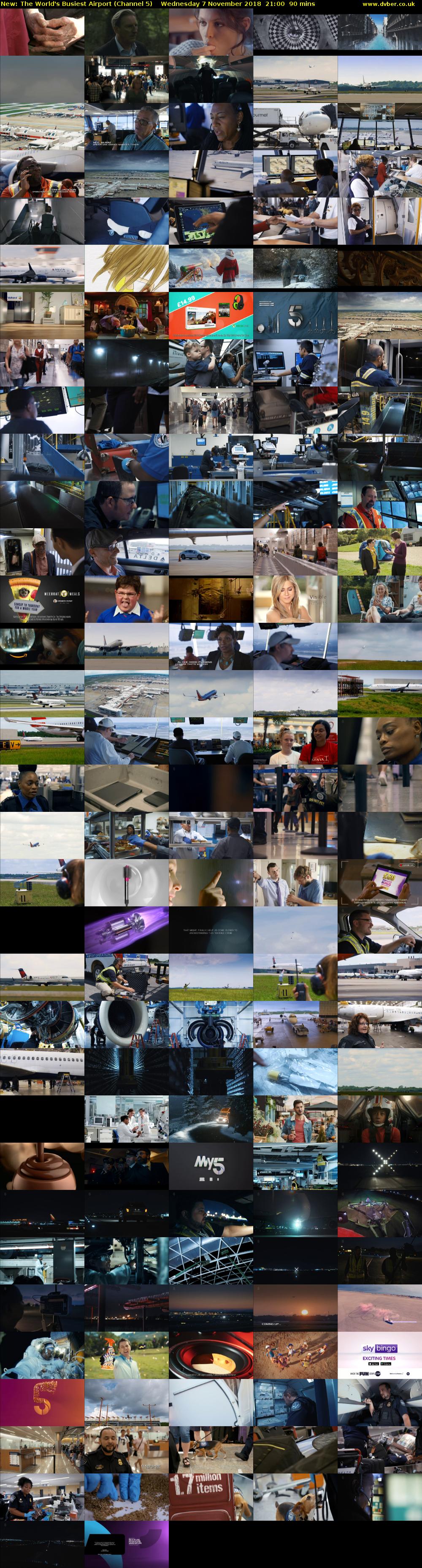 The World's Busiest Airport (Channel 5) Wednesday 7 November 2018 21:00 - 22:30