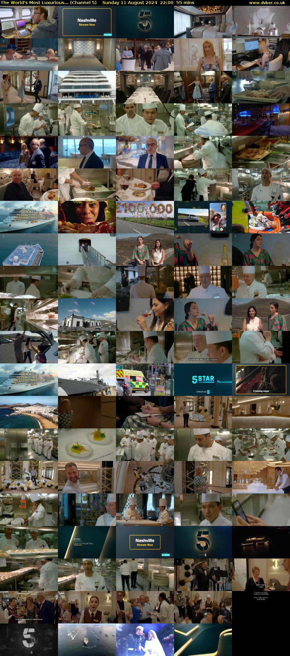 The World's Most Luxurious... (Channel 5) Sunday 11 August 2024 22:00 - 22:55