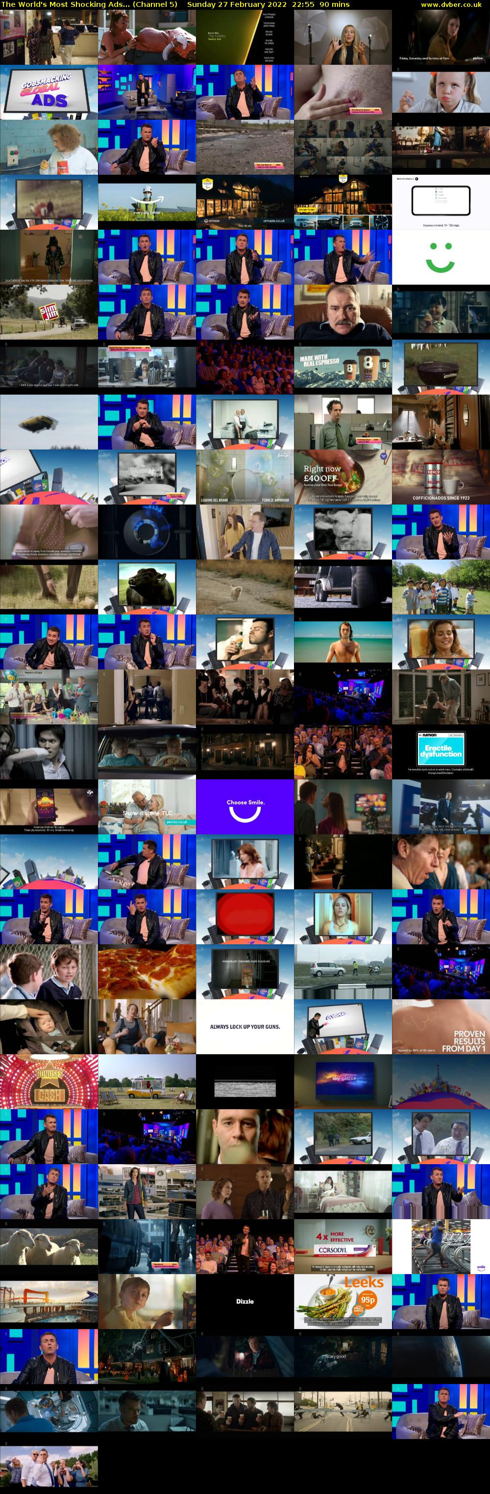 The World's Most Shocking Ads... (Channel 5) Sunday 27 February 2022 22:55 - 00:25