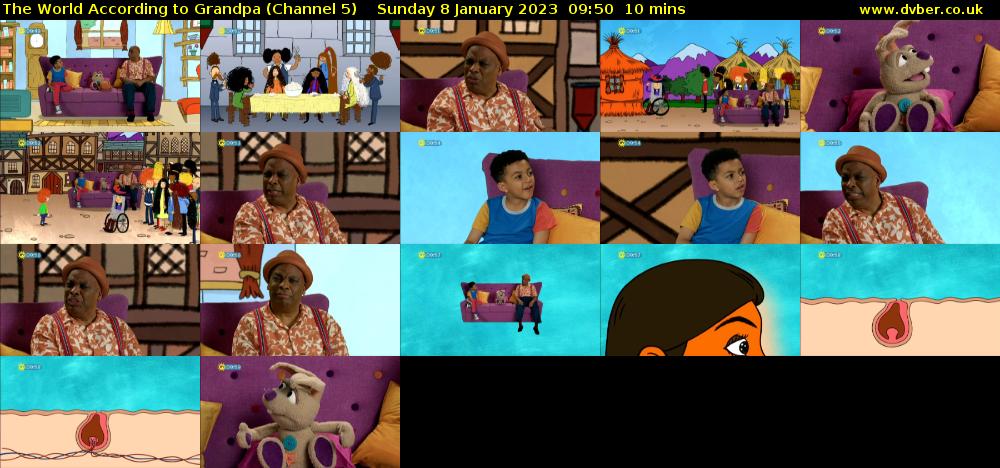 The World According to Grandpa (Channel 5) Sunday 8 January 2023 09:50 - 10:00