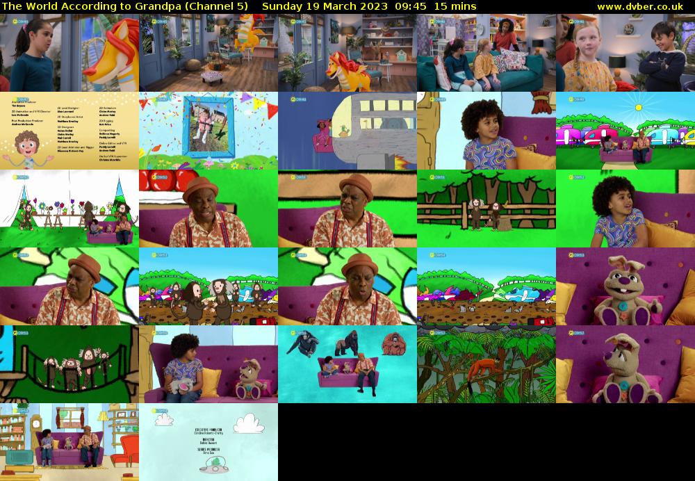 The World According to Grandpa (Channel 5) Sunday 19 March 2023 09:45 - 10:00