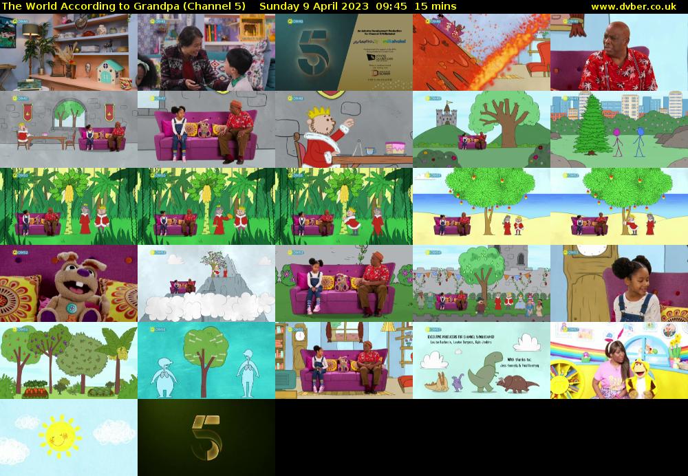 The World According to Grandpa (Channel 5) Sunday 9 April 2023 09:45 - 10:00