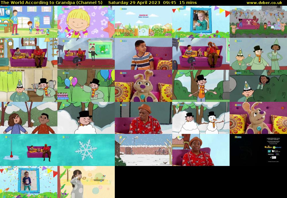 The World According to Grandpa (Channel 5) Saturday 29 April 2023 09:45 - 10:00