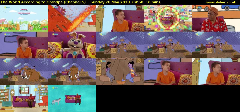 The World According to Grandpa (Channel 5) Sunday 28 May 2023 09:50 - 10:00