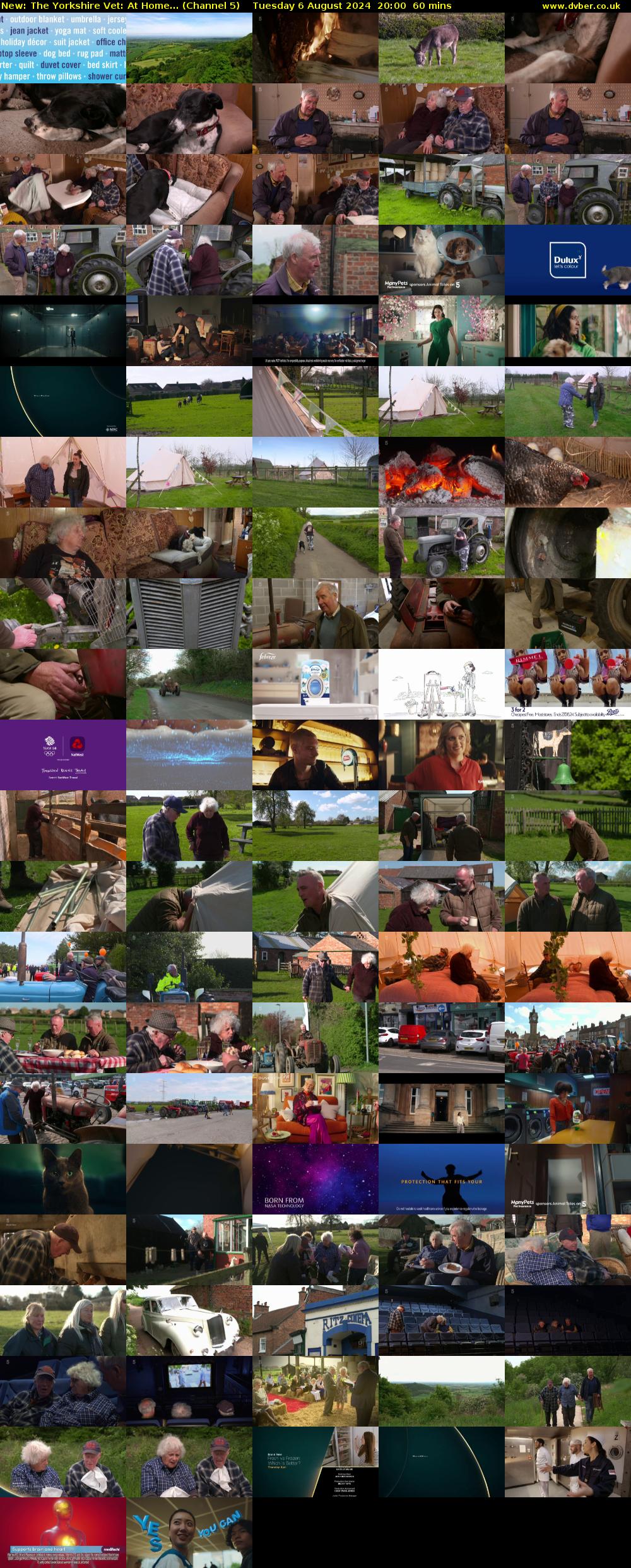 The Yorkshire Vet: At Home... (Channel 5) Tuesday 6 August 2024 20:00 - 21:00