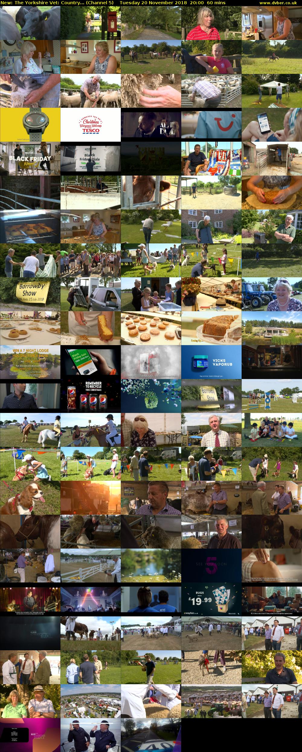 The Yorkshire Vet: Country... (Channel 5) Tuesday 20 November 2018 20:00 - 21:00