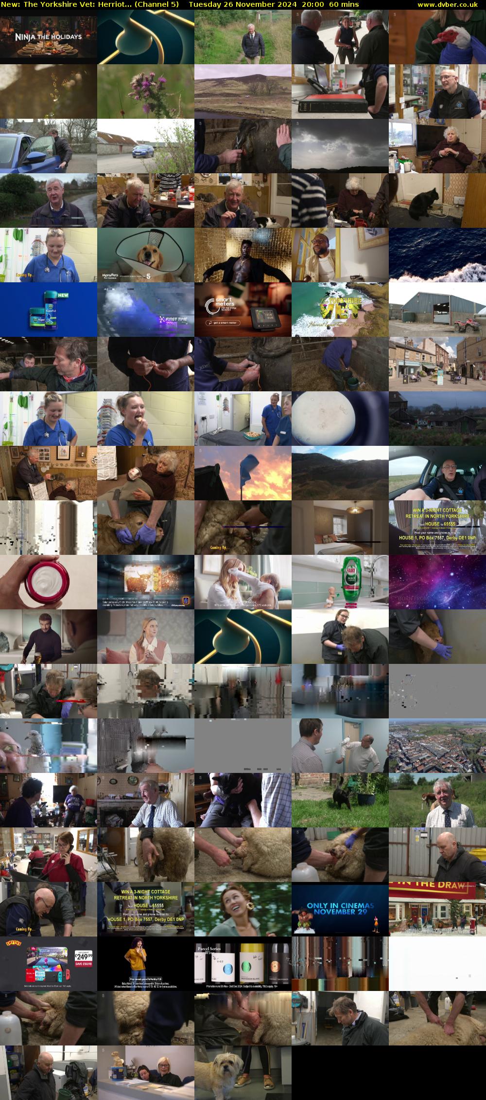 The Yorkshire Vet: Herriot... (Channel 5) Tuesday 26 November 2024 20:00 - 21:00