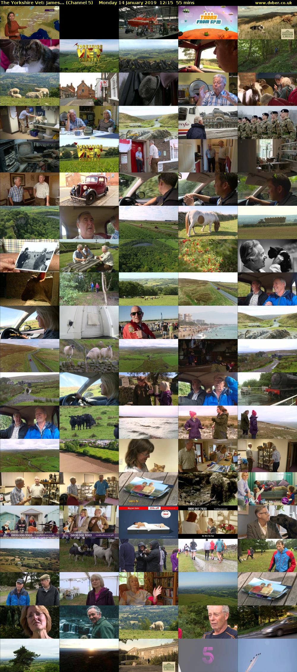 The Yorkshire Vet: James... (Channel 5) Monday 14 January 2019 12:15 - 13:10