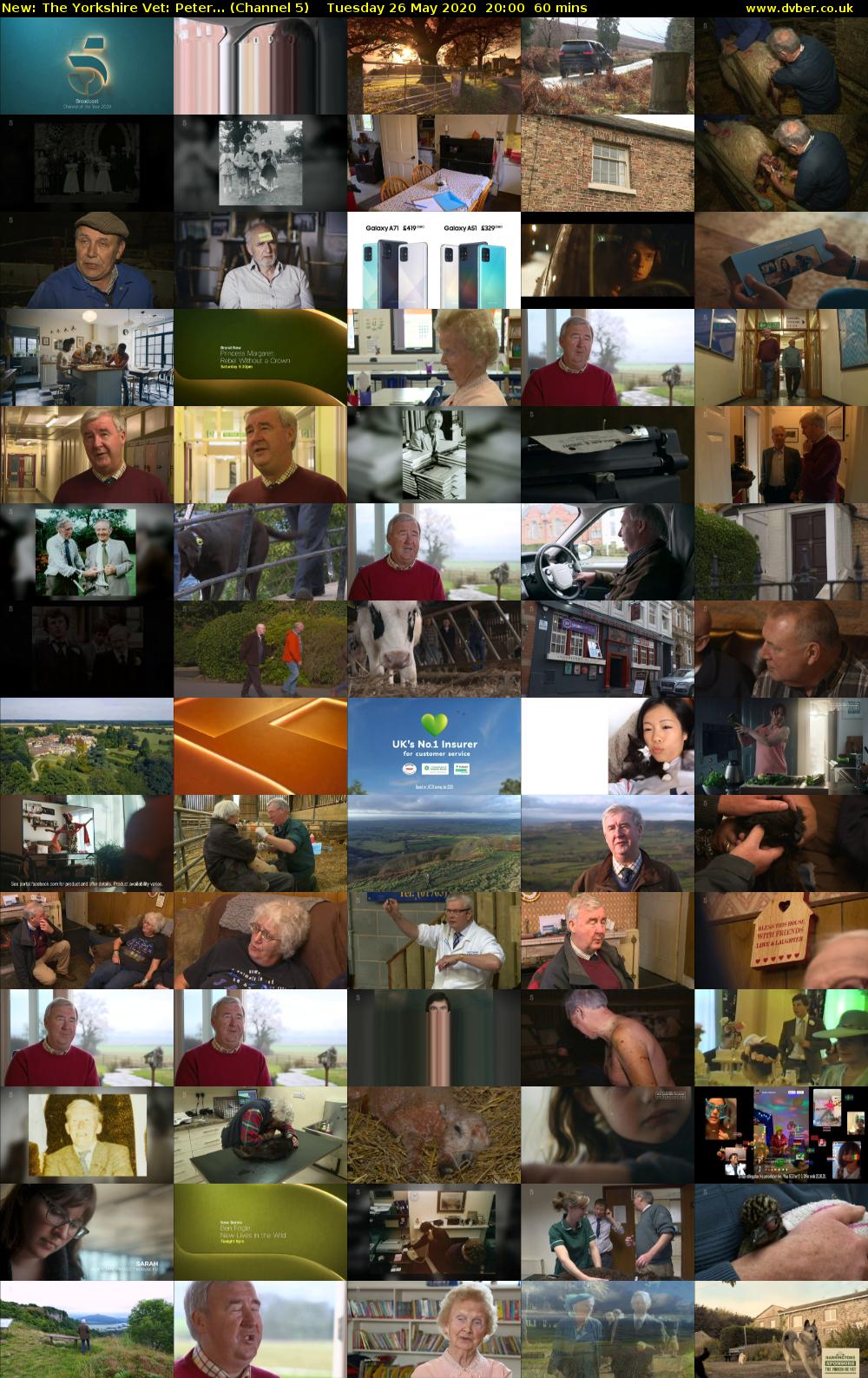 The Yorkshire Vet: Peter... (Channel 5) Tuesday 26 May 2020 20:00 - 21:00