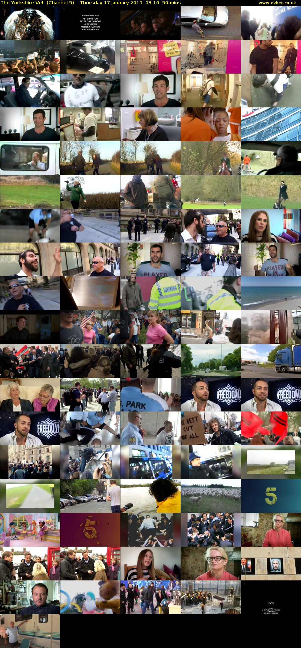 The Yorkshire Vet  (Channel 5) Thursday 17 January 2019 03:10 - 04:00