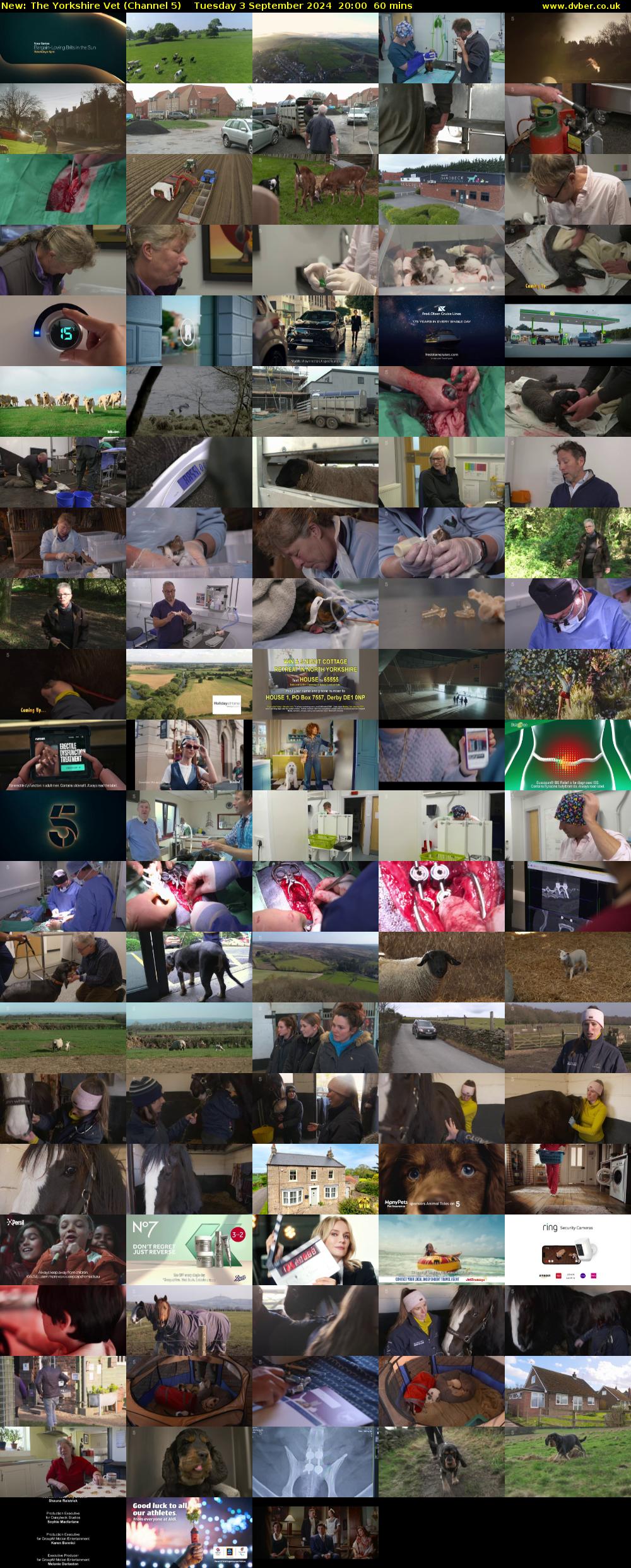 The Yorkshire Vet (Channel 5) Tuesday 3 September 2024 20:00 - 21:00