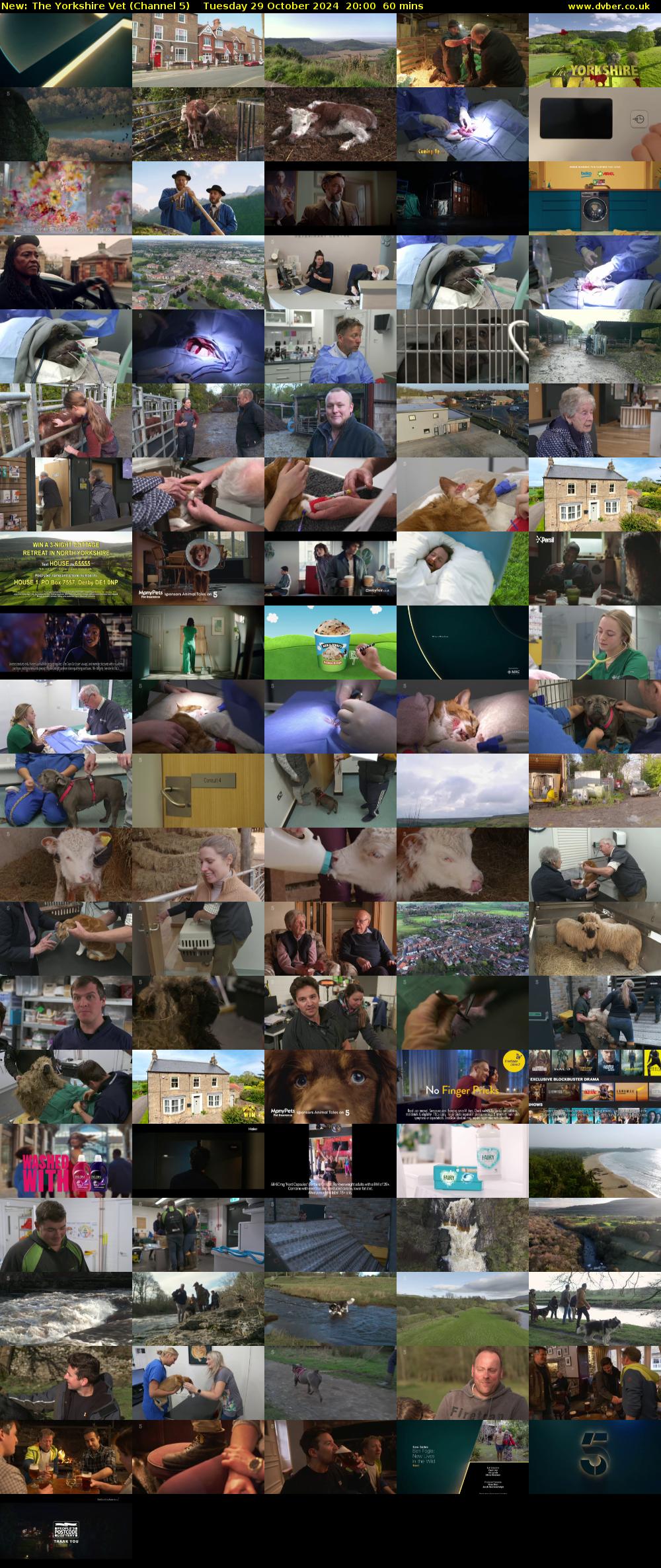 The Yorkshire Vet (Channel 5) Tuesday 29 October 2024 20:00 - 21:00
