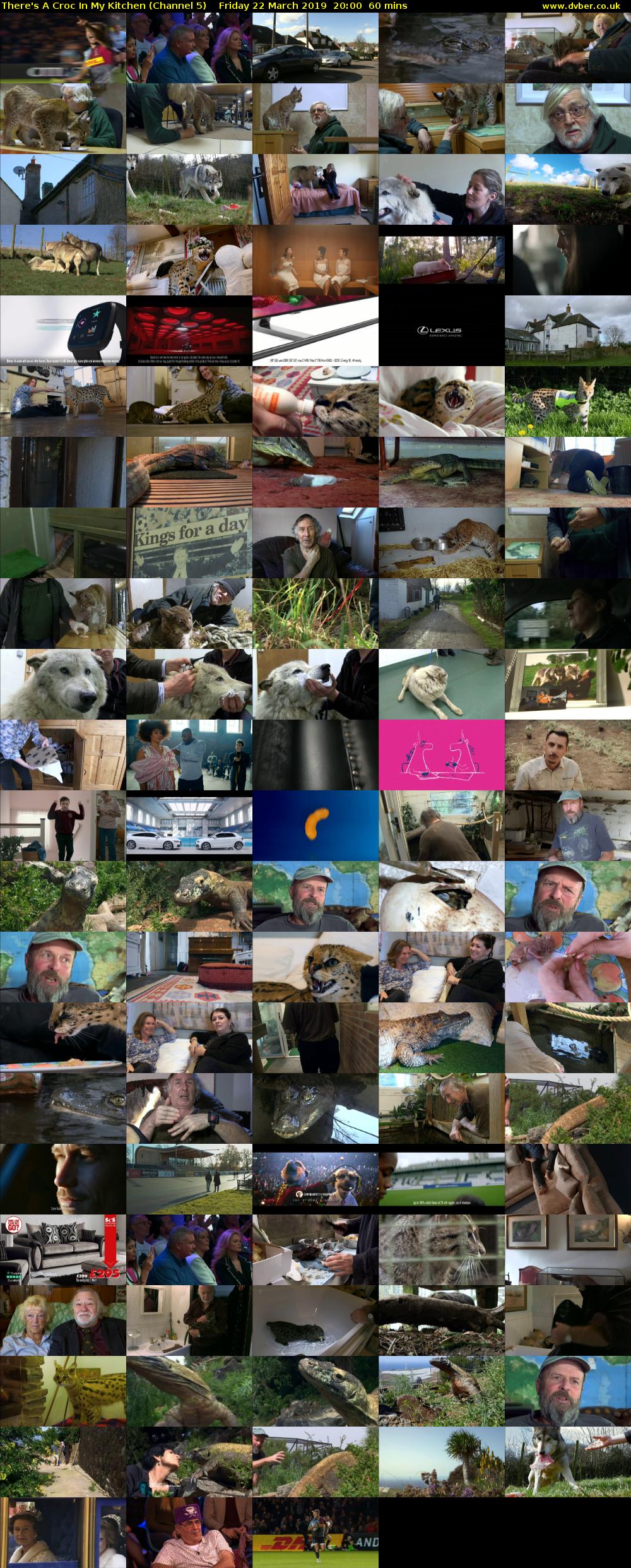 There's A Croc In My Kitchen (Channel 5) Friday 22 March 2019 20:00 - 21:00