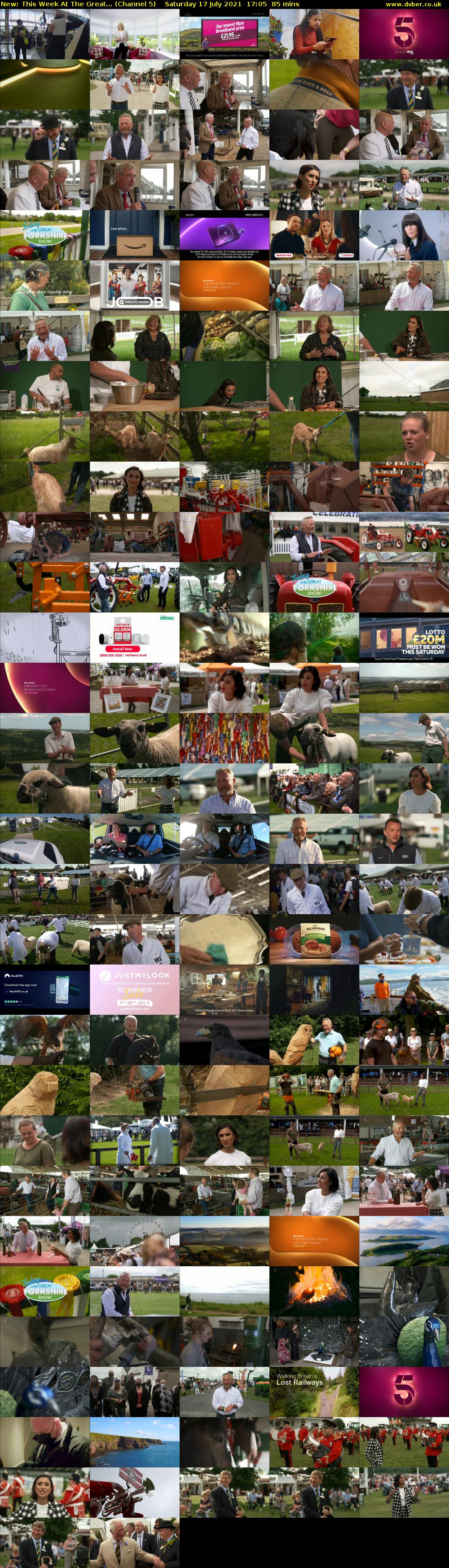 This Week At The Great... (Channel 5) Saturday 17 July 2021 17:05 - 18:30