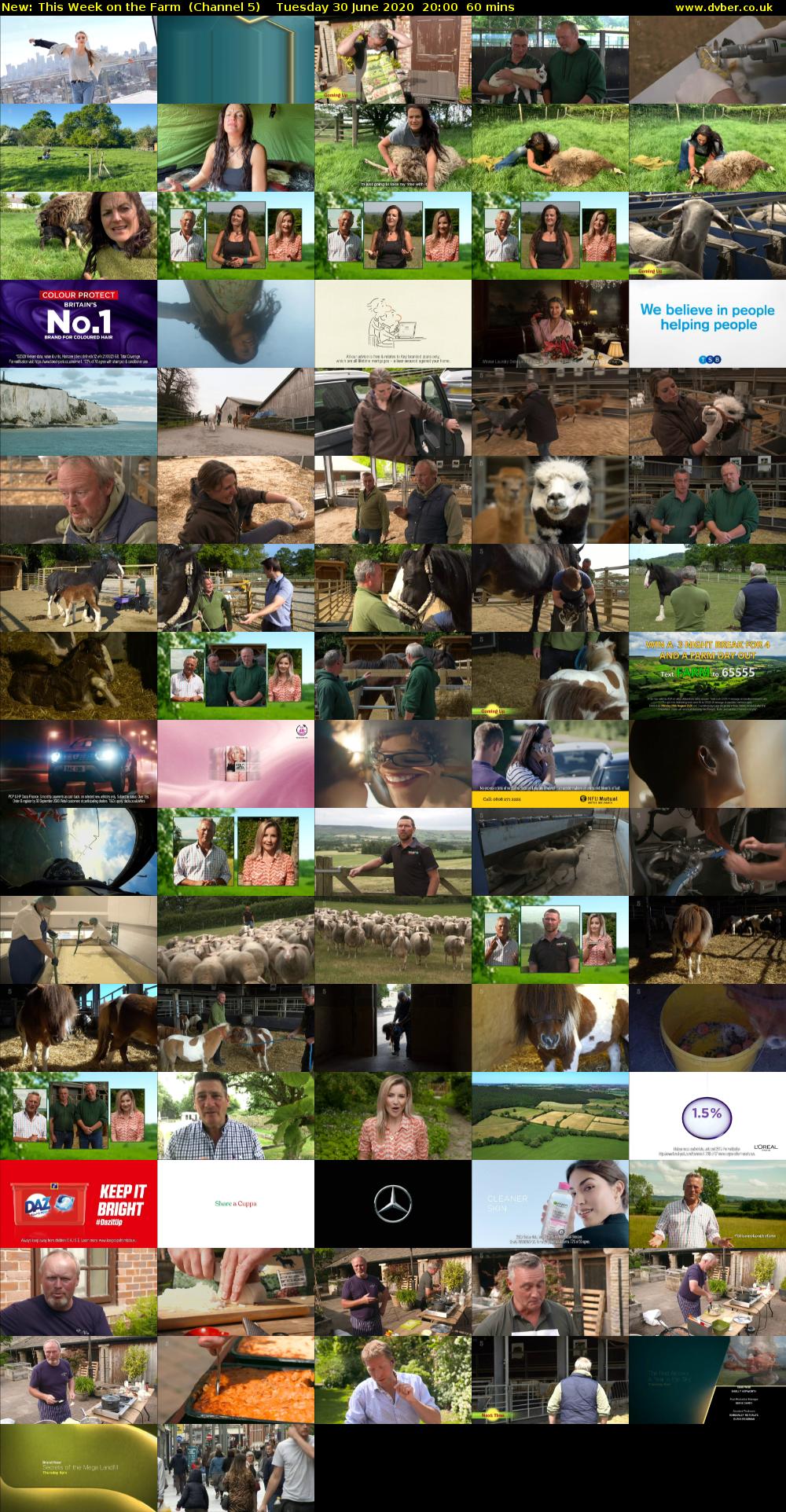 This Week on the Farm (Channel 5) Tuesday 30 June 2020 20:00 - 21:00