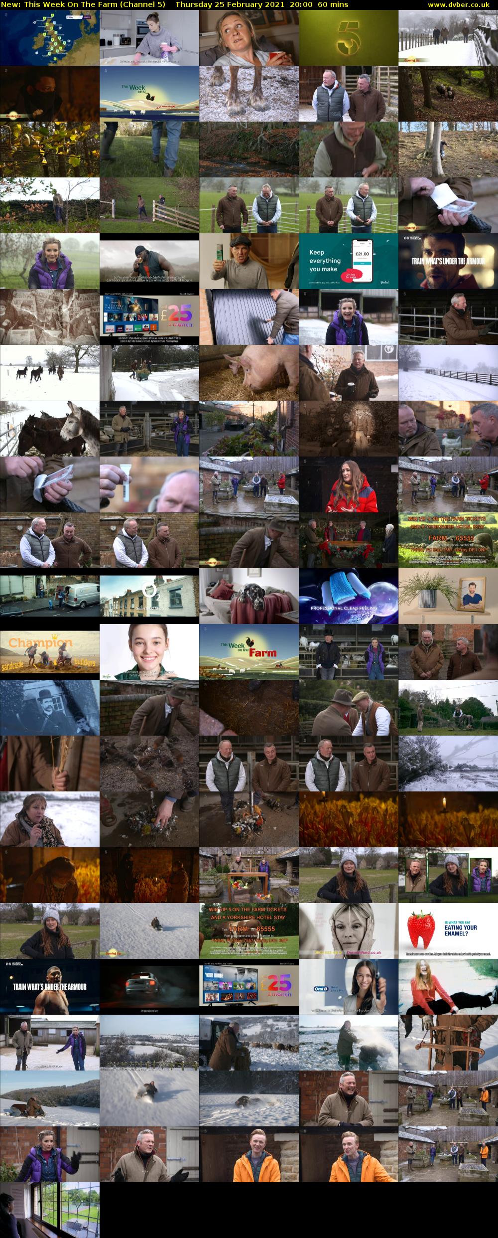 This Week on the Farm (Channel 5) Thursday 25 February 2021 20:00 - 21:00
