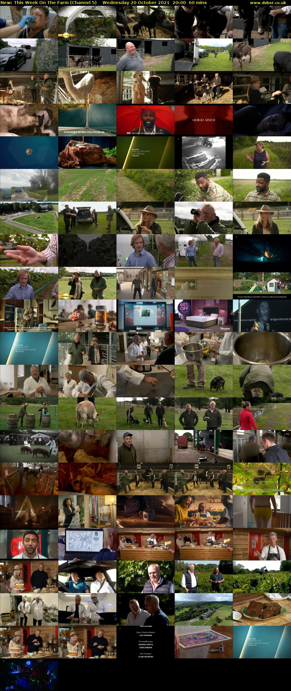 This Week on the Farm (Channel 5) Wednesday 20 October 2021 20:00 - 21:00
