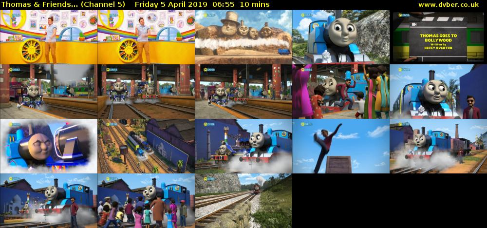Thomas & Friends... (Channel 5) Friday 5 April 2019 06:55 - 07:05