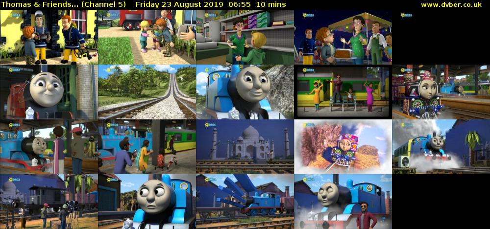 Thomas & Friends... (Channel 5) Friday 23 August 2019 06:55 - 07:05