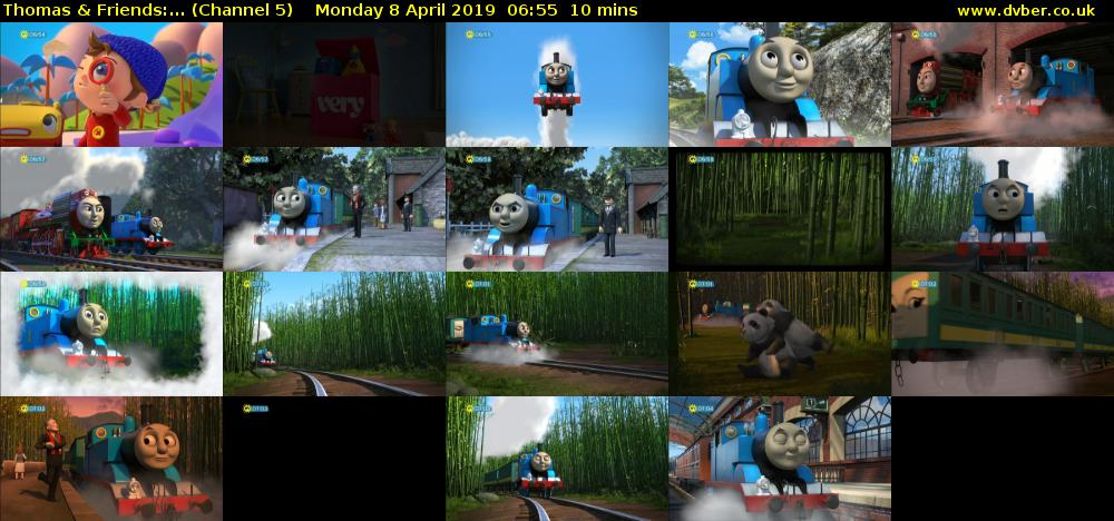 Thomas & Friends:... (Channel 5) Monday 8 April 2019 06:55 - 07:05