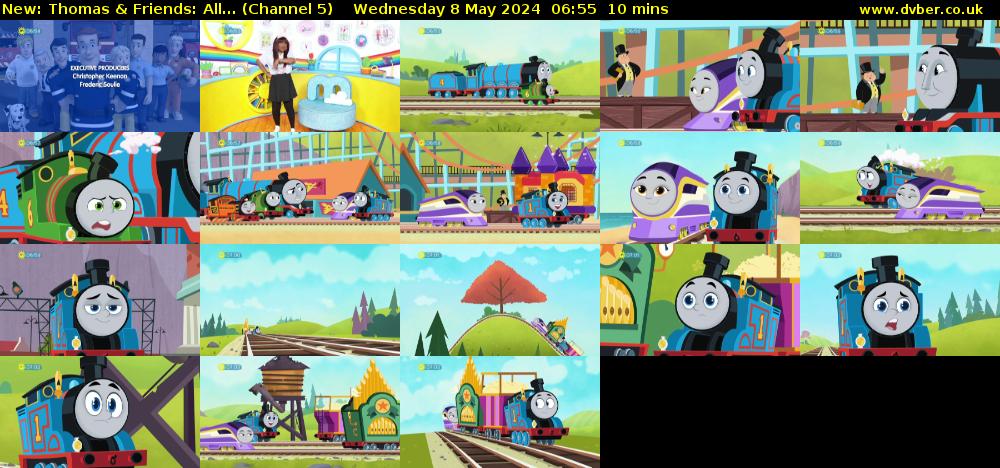 Thomas & Friends: All... (Channel 5) Wednesday 8 May 2024 06:55 - 07:05