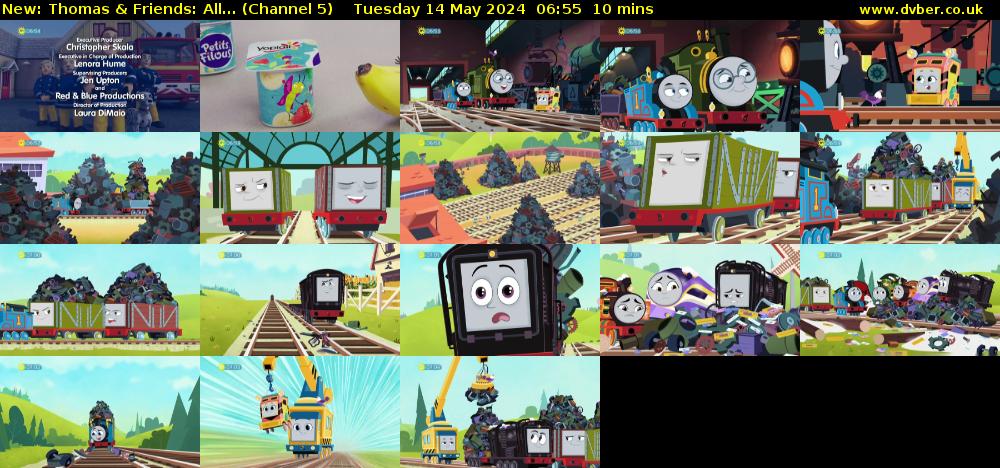 Thomas & Friends: All... (Channel 5) Tuesday 14 May 2024 06:55 - 07:05