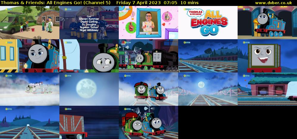 Thomas & Friends: All Engines Go! (Channel 5) Friday 7 April 2023 07:05 - 07:15