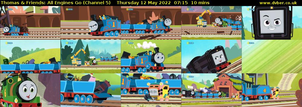 Thomas & Friends: All Engines Go (Channel 5) Thursday 12 May 2022 07:15 - 07:25