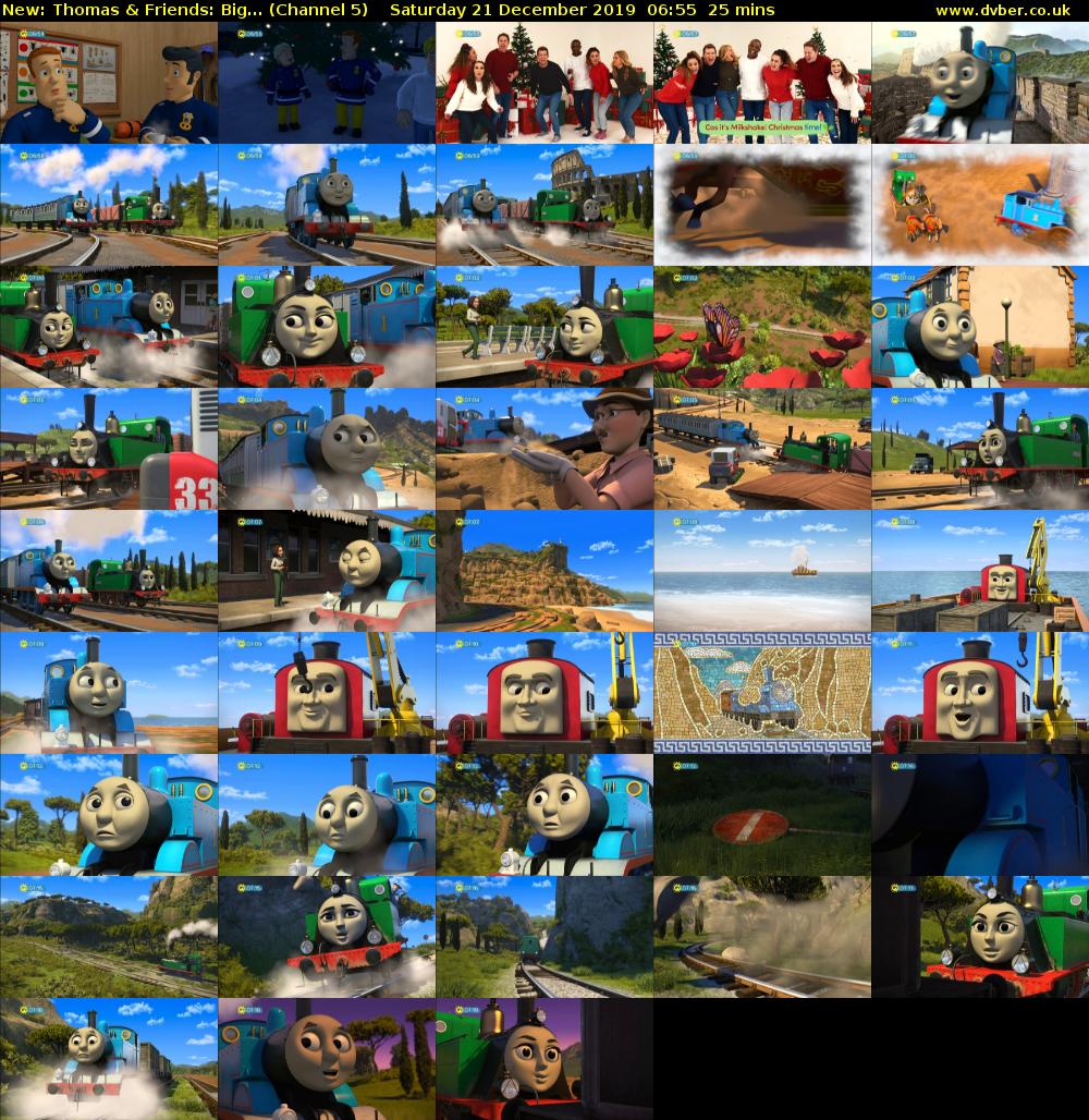 Thomas & Friends: Big... (Channel 5) Saturday 21 December 2019 06:55 - 07:20