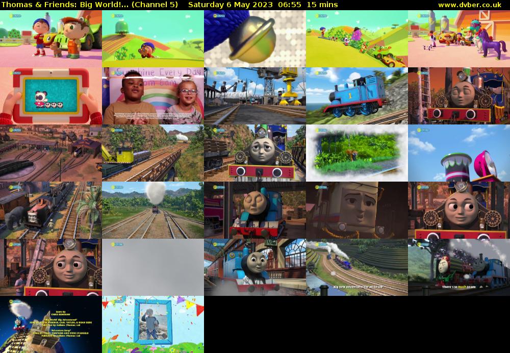 Thomas & Friends: Big World!... (Channel 5) Saturday 6 May 2023 06:55 - 07:10