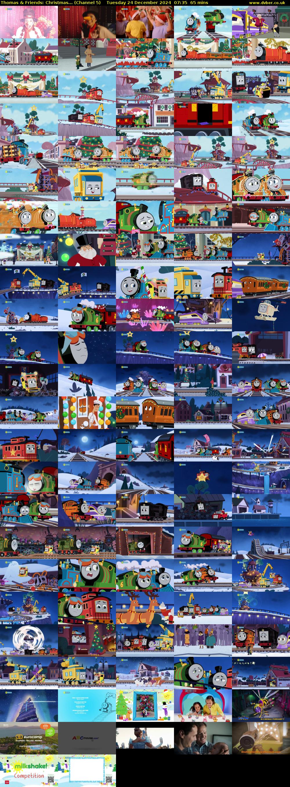 Thomas & Friends: Christmas... (Channel 5) Tuesday 24 December 2024 07:35 - 08:40