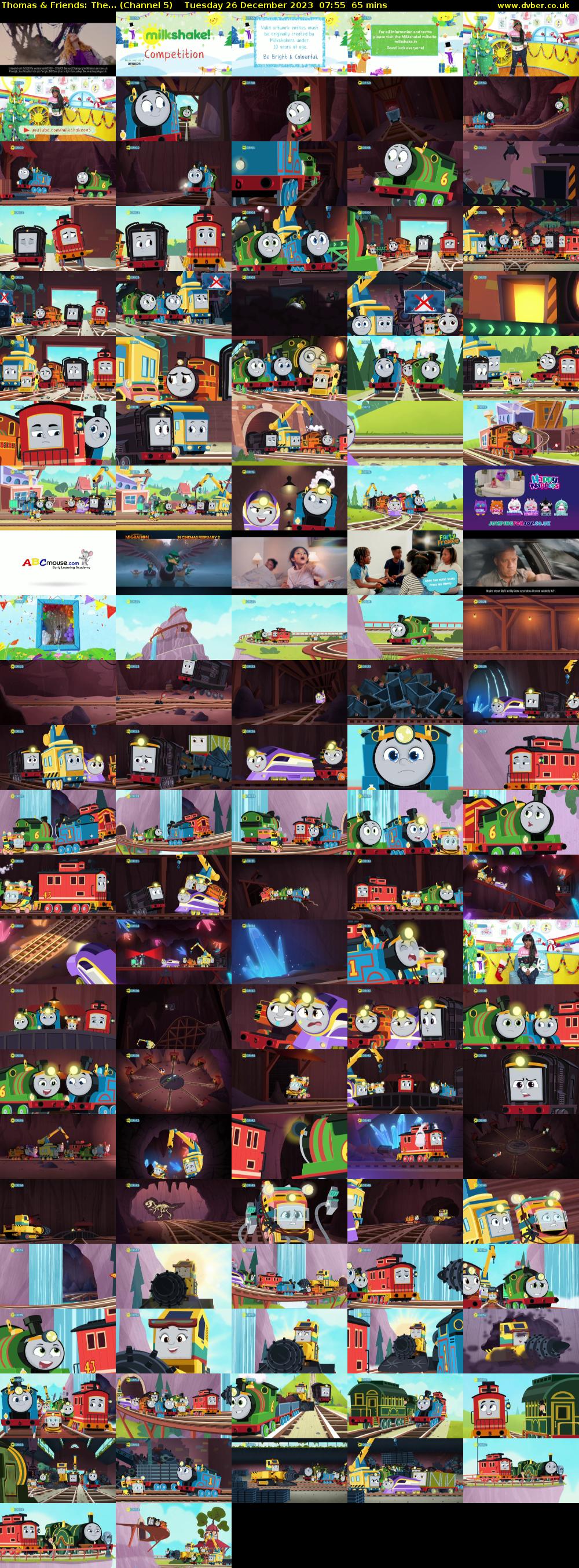 Thomas & Friends: The... (Channel 5) Tuesday 26 December 2023 07:55 - 09:00