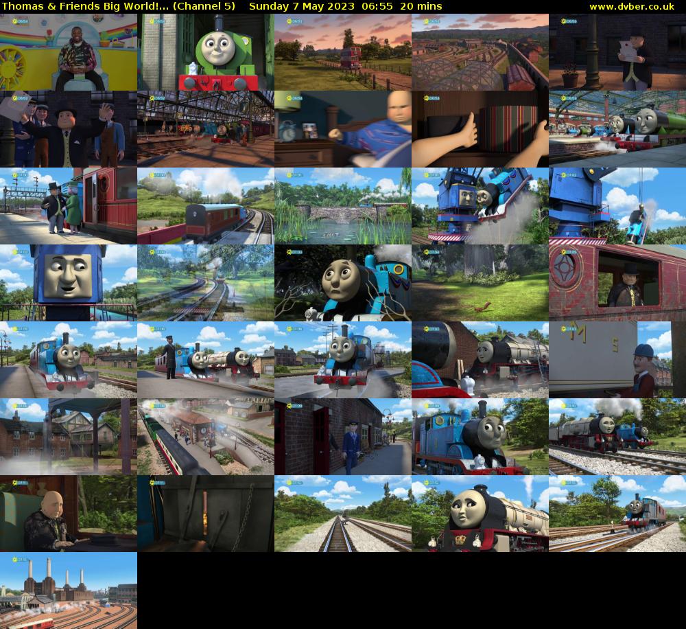 Thomas & Friends Big World!... (Channel 5) Sunday 7 May 2023 06:55 - 07:15