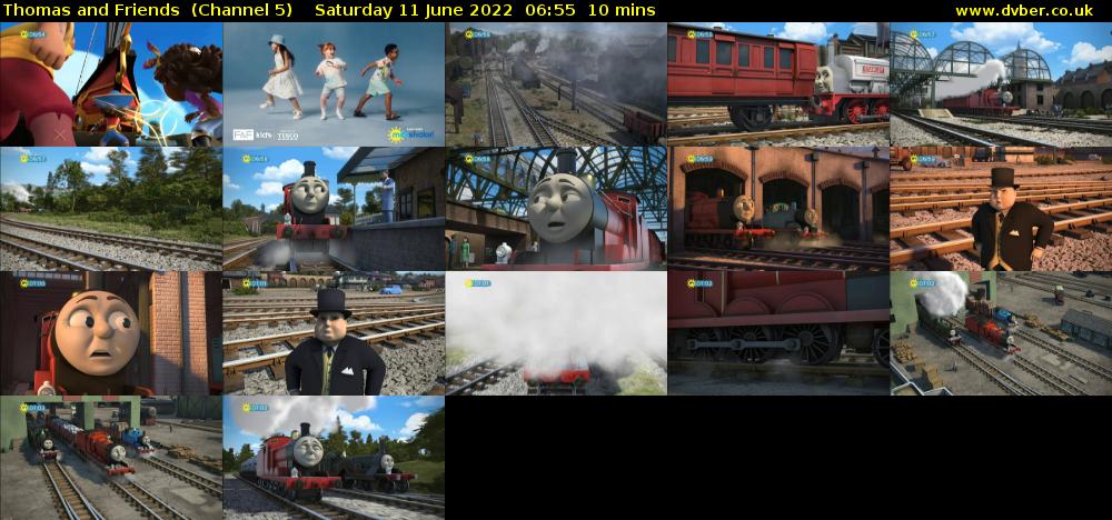 Thomas and Friends  (Channel 5) Saturday 11 June 2022 06:55 - 07:05