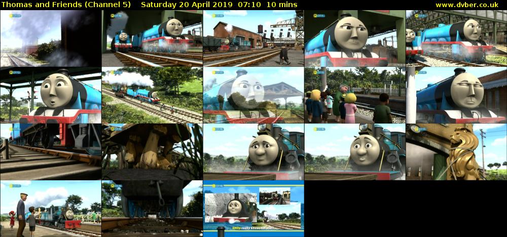Thomas and Friends (Channel 5) Saturday 20 April 2019 07:10 - 07:20
