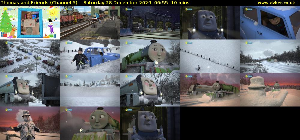 Thomas and Friends (Channel 5) Saturday 28 December 2024 06:55 - 07:05