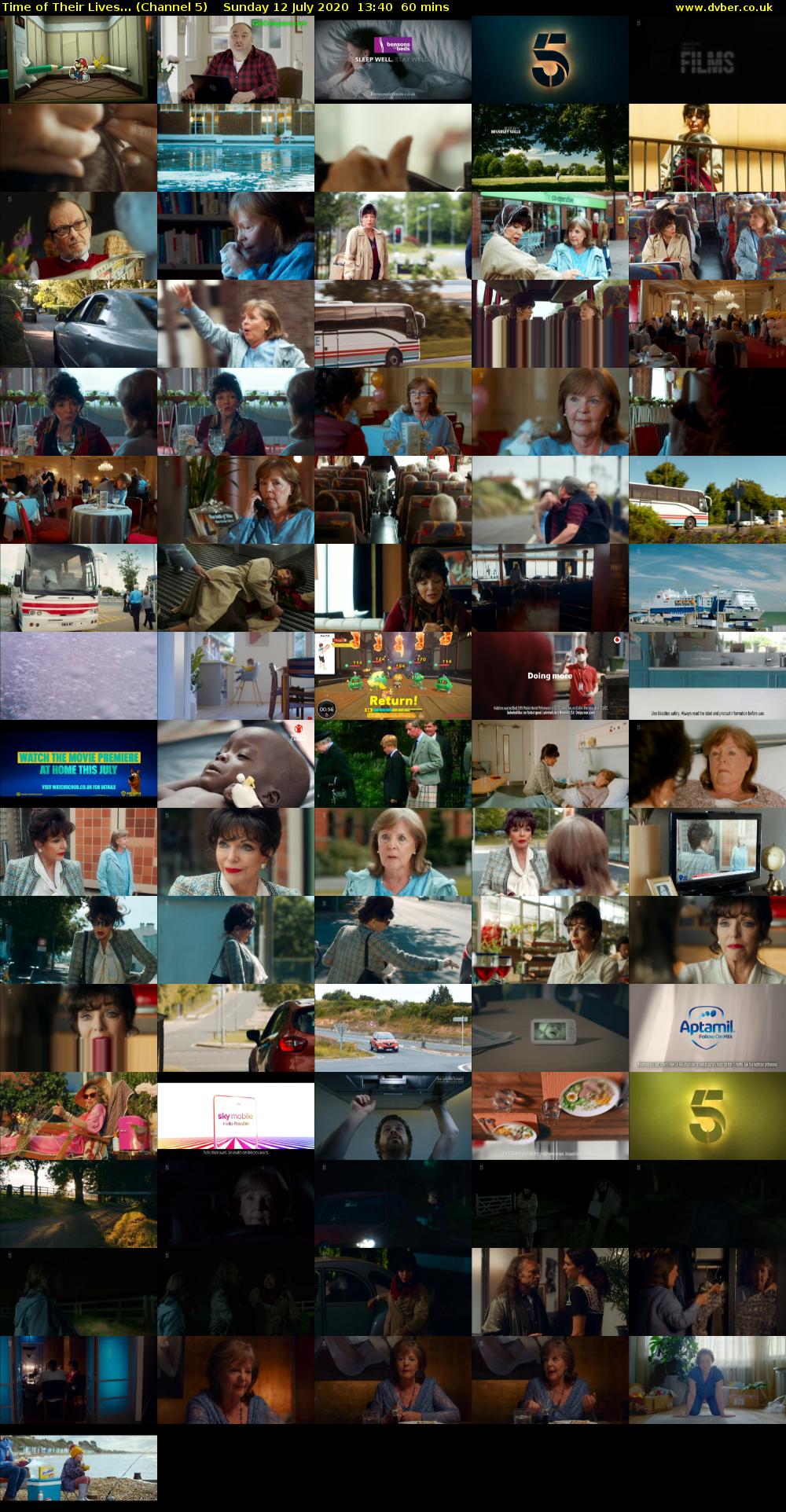Time of Their Lives... (Channel 5) Sunday 12 July 2020 13:40 - 14:40