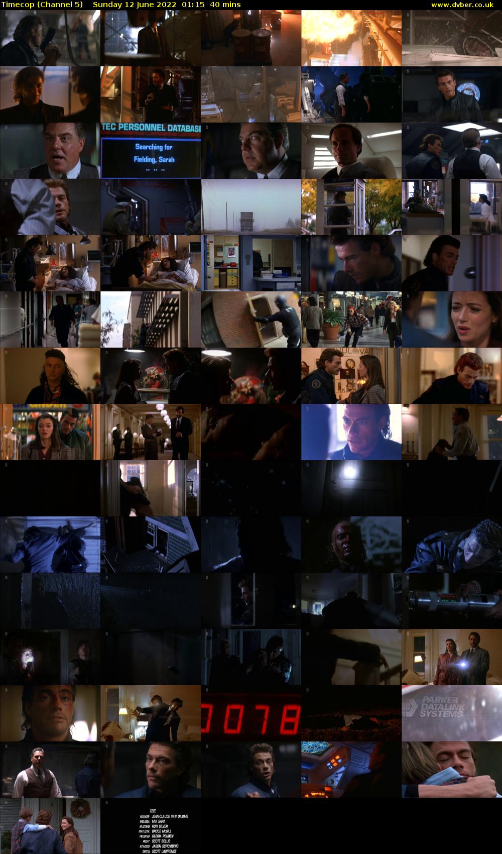 Timecop (Channel 5) Sunday 12 June 2022 01:15 - 01:55