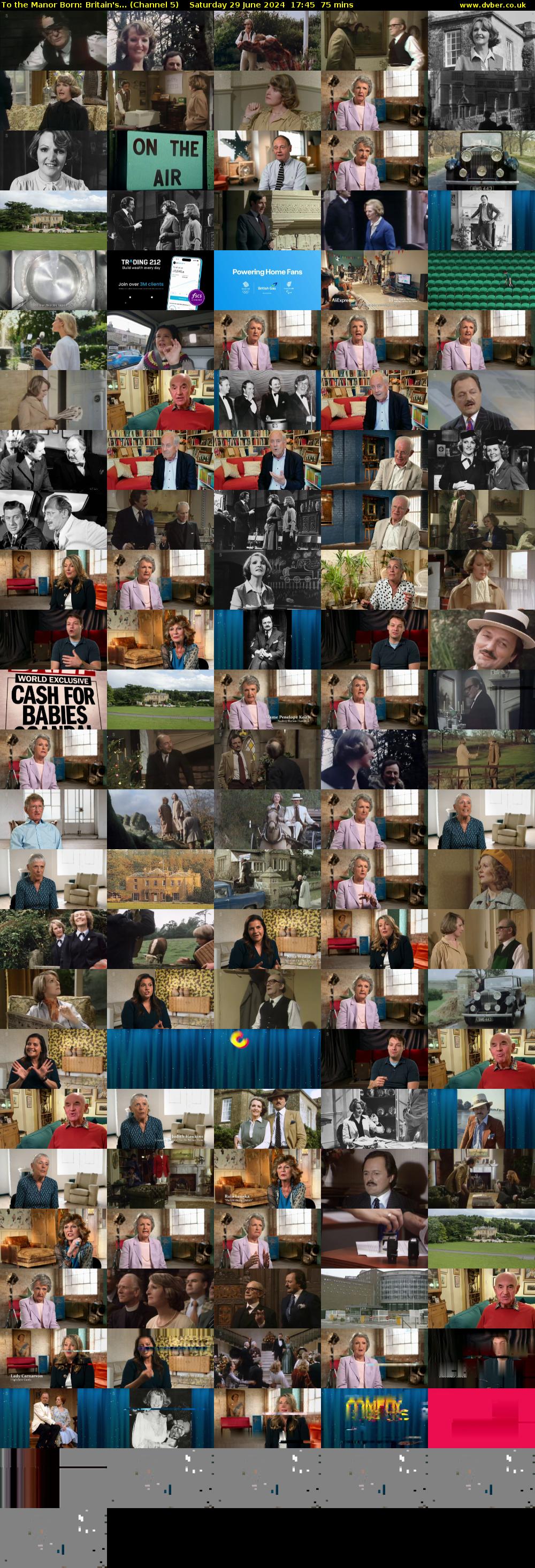 To the Manor Born: Britain's... (Channel 5) Saturday 29 June 2024 17:45 - 19:00