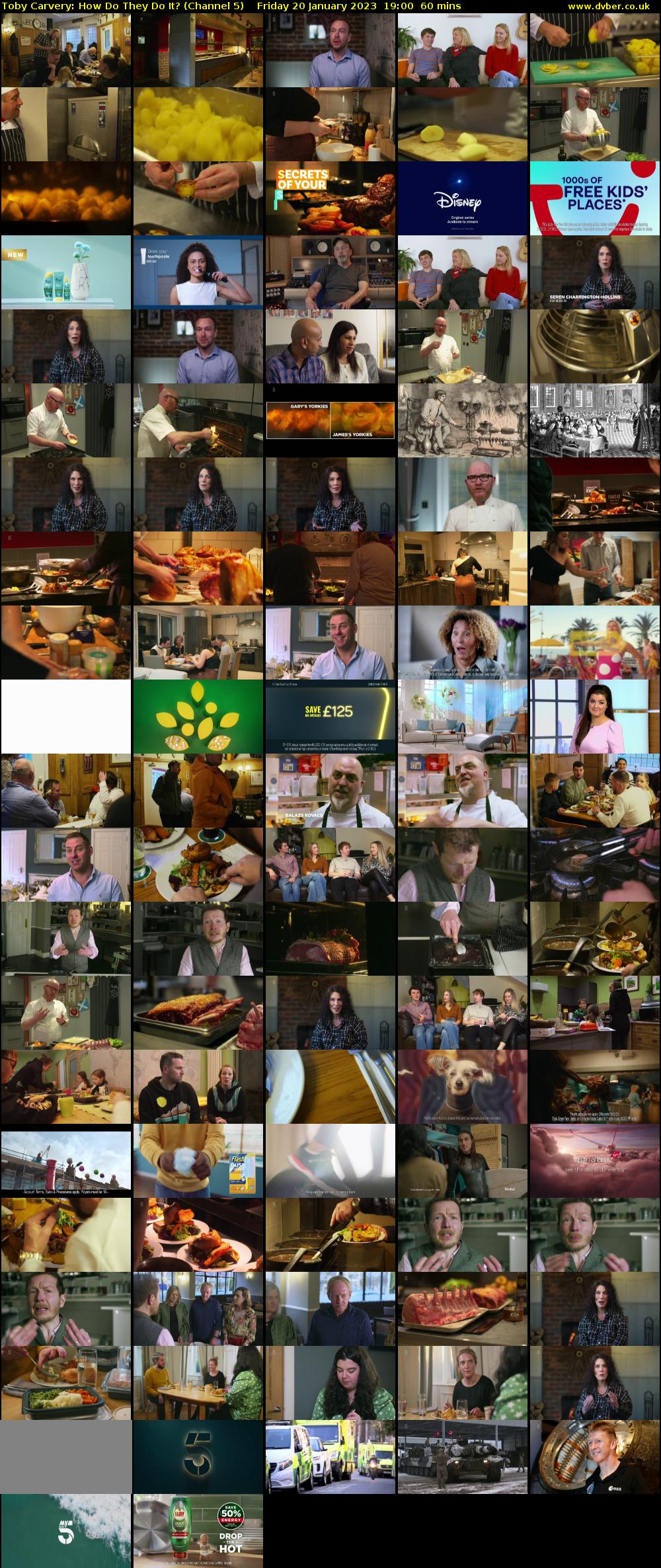 Toby Carvery: How Do They Do It? (Channel 5) Friday 20 January 2023 19:00 - 20:00